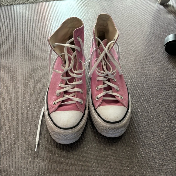 Light pink platform converse - Picture 1 of 6